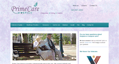 Desktop Screenshot of primecarehospice.com