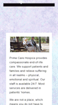 Mobile Screenshot of primecarehospice.com